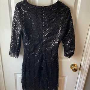 Sequence black dress